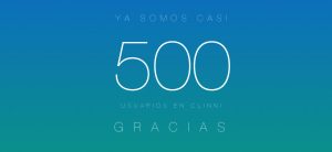 Clinni: Ya somos casi 500 usuarios en Clinni