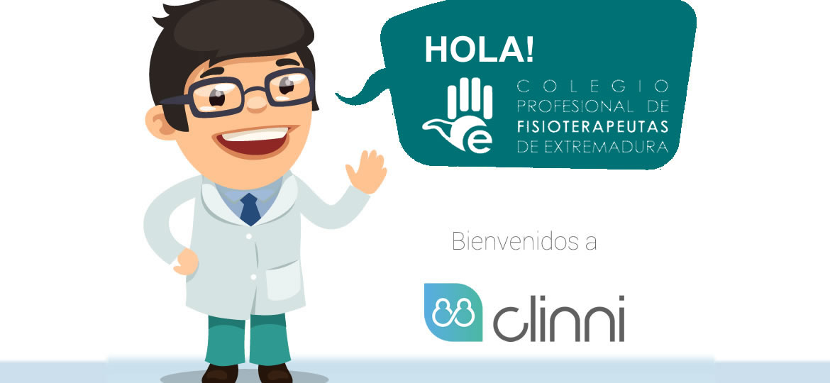 Clinni - Convenio de Colaboración con el Colegio Profesional de Fisioterapeutas de Extremadura