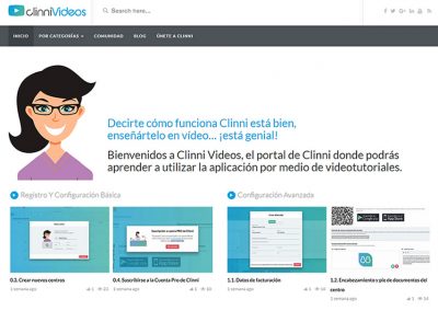 Clinni - Nuevo portal de Videotutoriales